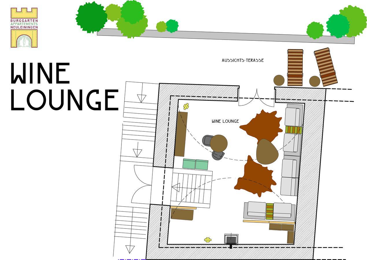 Burggarten Appartements Neuleiningen Ngoại thất bức ảnh